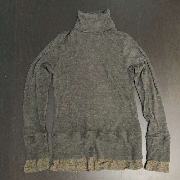 Dark brown thin turtle neck size S - Picture 1 of 8